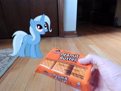 Size: 4608x3456 | Tagged: safe, artist:transformersguy1000, derpibooru import, trixie, human, irl, peanut butter crackers, photo, ponies in real life, that pony sure does love peanut butter crackers