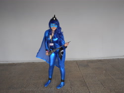 Size: 5152x3864 | Tagged: safe, princess luna, human, 2015, clothes, cosplay, frostmourne, irl, irl human, photo, rubronycon, russian