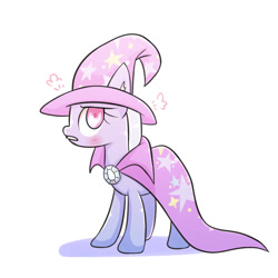 Size: 1100x1100 | Tagged: safe, artist:joycall6, derpibooru import, trixie, pony, unicorn, blushing, female, mare, solo, tsundere