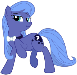 Size: 4706x4592 | Tagged: safe, artist:eruaneth, artist:kooner-cz, artist:willdrawforfood1, octavia melody, princess luna, earth pony, pony, absurd resolution, bowtie, fusion, recolor, s1 luna, simple background, solo, tavified, transparent background, vector