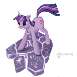 Size: 1700x1700 | Tagged: safe, artist:dalagar, derpibooru import, twilight sparkle, unicorn twilight, pony, unicorn, female, mare, solo