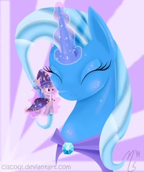 Size: 817x978 | Tagged: safe, artist:ciscoql, derpibooru import, star swirl the bearded, trixie, cute, doll