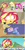 Size: 506x1024 | Tagged: safe, derpibooru import, edit, edited screencap, editor:grapefruitface, screencap, applejack, sunset shimmer, trixie, better together, boast busters, equestria girls, forgotten friendship, anti-applejack, female, image macro, lesbian, meme, shipping, sunset sees things, suntrix, vulgar