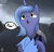 Size: 877x837 | Tagged: safe, artist:tetrapony, princess luna, alicorn, pony, 2spooky, :o, boo, horseshoes, open mouth, s1 luna, scythe, solo, weapon