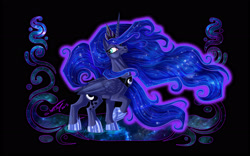 Size: 3098x1936 | Tagged: safe, artist:shottsy85, princess luna, alicorn, pony, female, mare, solo