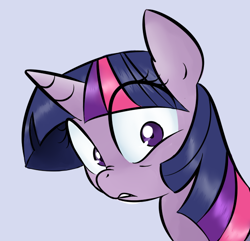 Size: 614x592 | Tagged: safe, artist:jessy, derpibooru import, twilight sparkle, reaction image, simple background, solo