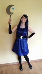 Size: 540x960 | Tagged: safe, artist:thefantasy18, princess luna, human, clothes, cosplay, irl, irl human, photo