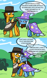 Size: 1280x2137 | Tagged: safe, derpibooru import, boneless, boneless 2, cheese sandwich, trixie, ask trixie and cheese, hug, tumblr