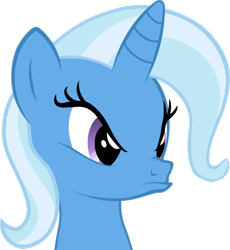 Size: 858x932 | Tagged: safe, artist:kyoshyu, derpibooru import, trixie, pony, unicorn, angry, female, mare, reaction image, solo