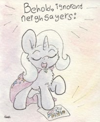 Size: 665x811 | Tagged: safe, artist:slightlyshade, derpibooru import, trixie, pony, unicorn, female, mare, solo, traditional art