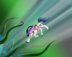 Size: 1096x867 | Tagged: safe, artist:just-plain-cat, shining armor, pony, unicorn, horn, male, two toned mane, two toned tail, white coat