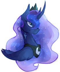 Size: 581x699 | Tagged: safe, artist:thelionmedal, princess luna, alicorn, pony, female, horn, mare, simple background, solo, transparent background