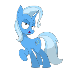 Size: 1980x1980 | Tagged: safe, artist:moonatik, derpibooru import, trixie, looking at you, raised hoof, simple background, solo, transparent background