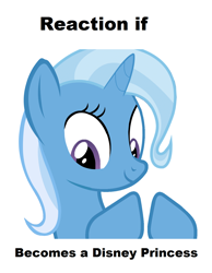 Size: 1120x1440 | Tagged: safe, artist:scotch208, derpibooru import, trixie, alicorn, pony, disney, exploitable meme, meme, race swap, reaction if, solo, trixiecorn