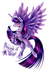 Size: 1600x2200 | Tagged: safe, artist:rubypm, derpibooru import, princess twilight 2.0, twilight sparkle, twilight sparkle (alicorn), alicorn, pony, crown, element of magic, jewelry, older, regalia, solo