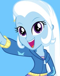 Size: 265x338 | Tagged: safe, derpibooru import, trixie, equestria girls, cute, diatrixes, solo