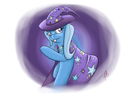 Size: 1600x1200 | Tagged: safe, artist:shadowsn25, derpibooru import, trixie, pony, unicorn, bucktooth, female, mare, solo