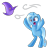 Size: 1000x1000 | Tagged: safe, artist:january3rd, derpibooru import, trixie, pony, belly button, bipedal, eyes on the prize, hat, open mouth, simple background, solo, transparent background, underhoof, wind