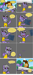 Size: 2584x5880 | Tagged: safe, artist:grandpalove, derpibooru import, cheese sandwich, trixie, oc, oc:grandpalove, ask trixie and cheese, commission
