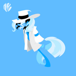 Size: 894x894 | Tagged: safe, artist:inkypsycho, derpibooru import, trixie, pony, unicorn, crossover, female, mare, michael jackson, ponified, smooth criminal, solo