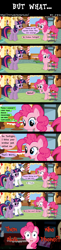 Size: 1500x6150 | Tagged: safe, artist:j-z-a, pinkie pie, shining armor, twilight sparkle, earth pony, pony, unicorn, comic, cupcake, phone