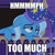 Size: 1080x1080 | Tagged: safe, derpibooru import, trixie, to where and back again, image macro, meme, official, sick, solo, trixie yells at everything, trixie's wagon