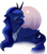 Size: 800x918 | Tagged: safe, artist:pumpkabooo, princess luna, alicorn, pony, floppy ears, moon, solo