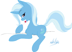 Size: 2230x1618 | Tagged: safe, artist:drake, derpibooru import, trixie, pony, unicorn, female, licking, lollipop, mare, simple background, solo, sweets, tongue out