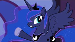 Size: 1024x574 | Tagged: safe, screencap, princess luna, alicorn, pony, princess spike (episode), solo