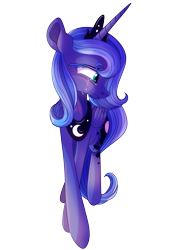 Size: 6000x8000 | Tagged: safe, artist:elskafox, princess luna, alicorn, pony, absurd resolution, crying, s1 luna, simple background, solo, transparent background