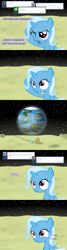 Size: 1200x4493 | Tagged: safe, artist:evil-dec0y, derpibooru import, trixie, comic:trixie vs., comic, filly, filly trixie, moon, space