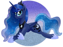 Size: 1200x900 | Tagged: safe, artist:mini-mio, princess luna, alicorn, pony, female, horn, mare, simple background, solo, transparent background