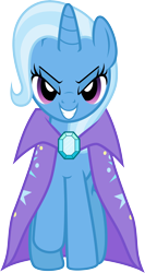 Size: 4000x7516 | Tagged: safe, artist:jeatz-axl, derpibooru import, trixie, pony, unicorn, absurd resolution, female, glare, grin, looking at you, mare, simple background, smiling, solo, transparent background, vector