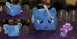 Size: 1024x521 | Tagged: safe, artist:angel99percent, derpibooru import, trixie, pony, unicorn, cube, female, irl, mare, photo, plushie, solo