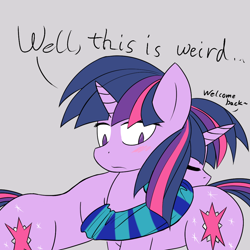 Size: 1000x1000 | Tagged: safe, artist:thattagen, derpibooru import, twilight sparkle, unicorn twilight, unicorn, clothes, duality, female, hug, lesbian, self ponidox, selfcest, shipping, socks, striped socks, twitwi, twolight