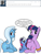 Size: 600x800 | Tagged: safe, artist:dekomaru, derpibooru import, trixie, twilight sparkle, oc, oc:nebula, pony, unicorn, ask, female, lesbian, magical lesbian spawn, offspring, parent:trixie, parent:twilight sparkle, parents:twixie, pregnant, shipping, tumblr, tumblr:ask twixie, twixie