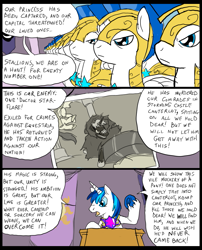 Size: 827x1025 | Tagged: safe, artist:metal-kitty, shining armor, oc, pony, unicorn, comic:mlp project, comic, royal guard