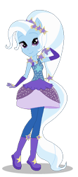 Size: 290x651 | Tagged: safe, artist:selenaede, artist:yumigatchi, derpibooru import, trixie, equestria girls, legend of everfree, alternate universe, simple background, solo, transparent background