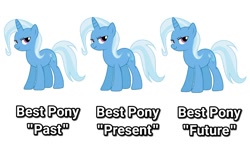 Size: 1386x863 | Tagged: safe, derpibooru import, edit, trixie, unicorn, best pony, fact, meme, simple background, white background