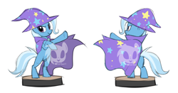 Size: 1024x536 | Tagged: safe, artist:wicklesmack, derpibooru import, trixie, pony, unicorn, concept art, female, mare, sculpture, solo