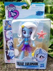 Size: 900x1200 | Tagged: safe, derpibooru import, trixie, a case for the bass, better together, equestria girls, rainbow rocks, shake your tail, bikini, clothes, doll, equestria girls minis, irl, midriff, photo, starfish, swimsuit, toy