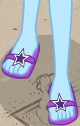 Size: 737x1149 | Tagged: safe, derpibooru import, edit, edited screencap, screencap, trixie, better together, equestria girls, friendship math, cropped, feet, legs