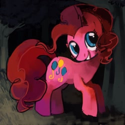 Size: 1024x1024 | Tagged: dead source, safe, artist:dhui, pinkie pie, earth pony, pony, female, mare, smiling, solo