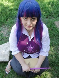 Size: 768x1024 | Tagged: safe, artist:alienpinupgirl, derpibooru import, twilight sparkle, human, cosplay, irl, irl human, photo, solo