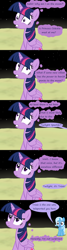 Size: 1200x4498 | Tagged: safe, artist:evil-dec0y, derpibooru import, trixie, twilight sparkle, twilight sparkle (alicorn), alicorn, pony, comic:trixie vs., comic, female, filly trixie, mare, moon, to the moon