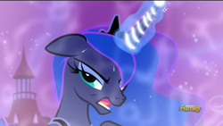 Size: 1920x1080 | Tagged: safe, screencap, princess luna, alicorn, pony, do princesses dream of magic sheep, magic, open mouth