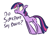 Size: 661x481 | Tagged: safe, artist:owl-eyes, derpibooru import, twilight sparkle, pony, unicorn, derp, female, mare, purple coat, solo