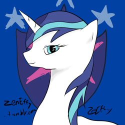 Size: 1280x1280 | Tagged: safe, artist:zeneffy, gleaming shield, shining armor, pony, unicorn, 30 minute art challenge, rule 63