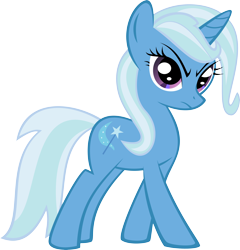 Size: 6000x6249 | Tagged: safe, artist:subjectbubblegum, derpibooru import, trixie, pony, unicorn, absurd resolution, alternate hairstyle, female, mare, solo