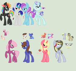 Size: 1024x961 | Tagged: safe, artist:askstormdrainandglac, artist:sararini, artist:skate-bear, big macintosh, cheerilee, derpy hooves, doctor whooves, fluttershy, pipsqueak, princess cadance, princess luna, oc, alicorn, pegasus, pony, collaboration, adoptable, adopted, alicorn oc, infidelity, magical lesbian spawn, offspring, parent:big macintosh, parent:cheerilee, parent:derpy hooves, parent:doctor whooves, parent:fluttershy, parent:king sombra, parent:octavia melody, parent:party favor, parent:pinkie pie, parent:pipsqueak, parent:princess cadance, parent:princess luna, parent:rainbow dash, parent:soarin', parent:sweetie belle, parent:vinyl scratch, parents:cadmac, parents:cheerishy, parents:doctorderpy, parents:lunapip, parents:partypie, parents:scratchtavia, parents:soarinbelle, parents:sombradash, simple background